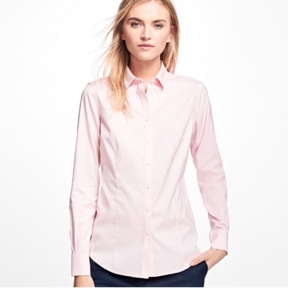Banana Republic Pink Long Sleeve Button Up | Small